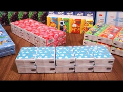 Chusteczki do twarzy w kieszonkowym opakowaniu, podróżne, 3-warstwowe, 14 gsm, ultra miękkie, o specjalnej fakturze