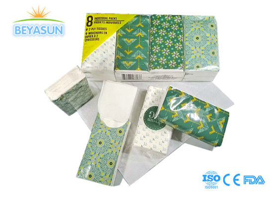 Ręcznik Mini Tkanki twarzowe Kolorowe Tkanki kieszonkowe 7 PCS Paczka Cute Paper Cleaning Tissue