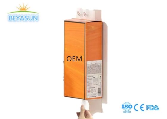 Wholesale Wall Hanging Type Facial Tissue Custom Logo High Absorbent Soft Facial Tissue Paper