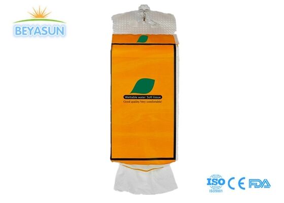 Nowy styl dolnej ekstrakcji chusteczki higieniczne z niestandardowym logo marki wiszące chusteczki do twarzy